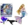 Lean Toys Lėlė undinėlė Emily su nuimama uodega, 35 cm