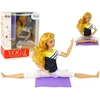 Lean Toys Lėlė su jogos kilimėliu