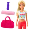 Lean Toys Lėlė Anlily su Jogos Rinkiniu ir Priedais