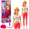 Lean Toys Lėlė Anlily su Jogos Rinkiniu ir Priedais