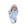 Lėlė kūdikis Lean Toys 46 cm mėlynai