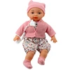 Lean Toys Lėlė kūdikiui su megztuku ir čiulptuku, 40 cm