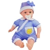 Lean Toys Vaikiška lėlė, 45cm mėlyna