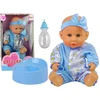 Lean Toys Mėlyna Lėlė Mėlyna Baby Doll su puoduku, 24 cm