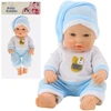 Lean Toys Lėlė kūdikis mėlyna pižama 30 cm