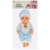 Lean Toys Lėlė kūdikis mėlyna pižama 30 cm