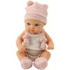 Lean Toys Lėlė kūdikis 18 cm su rožiniais akcentais