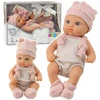 Lean Toys Lėlė kūdikis 18 cm su rožiniais akcentais