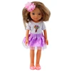 Lean Toys Lėlė su violetiniu sijonu, 32 cm