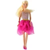 Lean Toys Lėlė su rožine blizgančia suknele Defa Lucy
