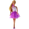 Lean Toys Lėlė su violetine suknele Defa Lucy