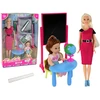 Lean Toys Lėlė mokytoja su mokine Kaibibi
