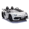 Dvivietis vaikiškas elektromobilis Lean Cars Lamborghini Aventador SX2028, baltas
