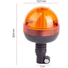 Lampa Didelė mirksinti LED įspėjamoji lemputė 12 V 24 V
