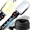 Lampa Dirbtuvių lempa 25 LED kanalų kablio magnetas 245v -e219
