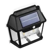 Lampa Dviguba saulės energija varoma LED sieninė sodo lempa su judesio jutikliu