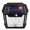 Lampa Dviguba saulės energija varoma LED sieninė sodo lempa su judesio jutikliu