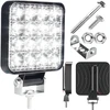 Lampa Halogeninis LED darbo žibintas, 48 ​​W, prožektorius, vandeniui atsparus, 16 diodų