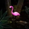Lampa Saulės energija maitinamas sodo šviestuvas, dekoratyvinis flamingas, LED dekoracija, 53 cm