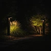 Lampa Saulės energija varomas LED sodo šviestuvas, montuojamas ant stulpo, su prieblandos jutikliu, sodui, 55 cm, 2 vnt.