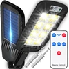 Lampa Saulės energija varomas LED šviestuvas, sodo gatvės šviestuvas, nuotolinio valdymo pultas, prieblandos judesio jutiklis - e846
