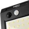 Lampa Saulės energija varomas sieninis šviestuvas 20 SMD LED 250 lm
