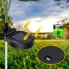 Lampa Saulės energija varomas sodo šviestuvas su lelija ir LED lempa