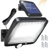 Retoo Lampa Saulės lempa su judesio jutikliu 100 LED - E077 mėlyna dėžutė