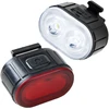 Lampka Dviračio žibintas priekyje ir gale LED, galinga baterija priekinio dviračio komplektui - ER1030