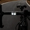 Lampka Dviračio žibinto priekinis galinis LED žibintas dviračio vairui, stiprus USB, 2 vnt.