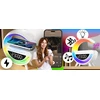Lampka RGB LED naktinė lemputė „Bluetooth“ indukcinis įkroviklis laikrodis-radijas garsiakalbis