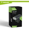 1300lm LED bike light + Trizand rear light
