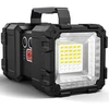 Latarka, Žibintuvėlis, LED taktinis žibintuvėlis, galingas įkraunamas, USB prožektorius, 1000 lm 40 W