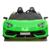 Lean Cars Dvivietis vaikiškas elektromobilis Lamborghini Aventador SX2028, žalias
