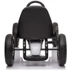 Lean Cars Pedalinis kartingas baltas-juodas