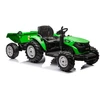 Lean Cars Akumuliatorinis traktorius su priekaba HC-306, 24V, žalias
