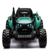 Lean Cars Akumuliatorinis traktorius su priekaba HC-306, 24V, tamsiai žalias