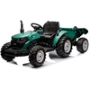 Lean Cars Akumuliatorinis traktorius su priekaba HC-306, 24V, tamsiai žalias