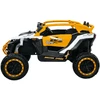 Lean Cars Elektrinis vaikiškas automobilis 4x4 M3, geltonas ir baltas