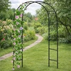 Lean Pergola Ogrodowa Metalowa Na Rośliny Podpora Do Pnączy Łuk 240x140 cm