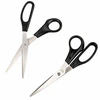 Lean School TAURUS juoda biuro žirklės 21 cm