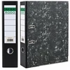 Lean Segtuvas su svirtiniu mechanizmu A4, 80 mm, pilkas marmurinis, 34,5 × 29 × 8 cm