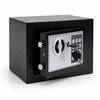 Lean Elektroninis seifas su PIN kodu, 6 l, juodas, 22,5 × 17 × 16 cm