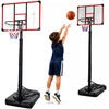 Lean Sport Krepšinio stovas su reguliuojamu aukščiu, 225–305 cm