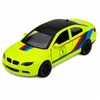 Lean Toys Žaislinis sportinis automobilis su inerciniu mechanizmu ir atidaromomis durimis, geltonas, 12,5 x 5 x 4 cm