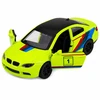 Lean Toys Žaislinis sportinis automobilis su inerciniu mechanizmu ir atidaromomis durimis, geltonas, 12,5 x 5 x 4 cm
