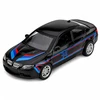 Lean Toys Žaislinis sportinis automobilis su inercine pavara ir atidaromomis durimis, juodas, 1:32