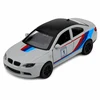 Lean Toys Žaislinis sportinis automobilis su inercine pavara ir atidaromomis durimis, matinis pilkas, 1:32