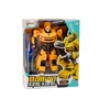 Lean Toys Geltonas Sportiškas 2in1 Transformuojantis Automobilis-Robotas