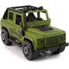 Lean Toys Žaislinis automobilis su dinozaurų transportavimo priekaba, žalias, 18 cm
